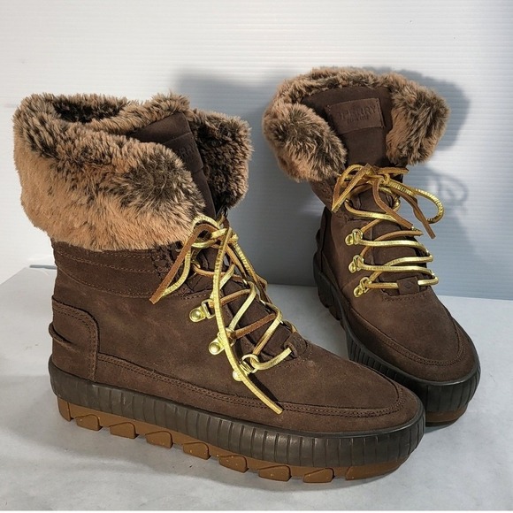 Vintage Sperry Women's Torrent Winter Lace Up Suede Waterproof Snow Size 8.5 - Picture 6 of 11